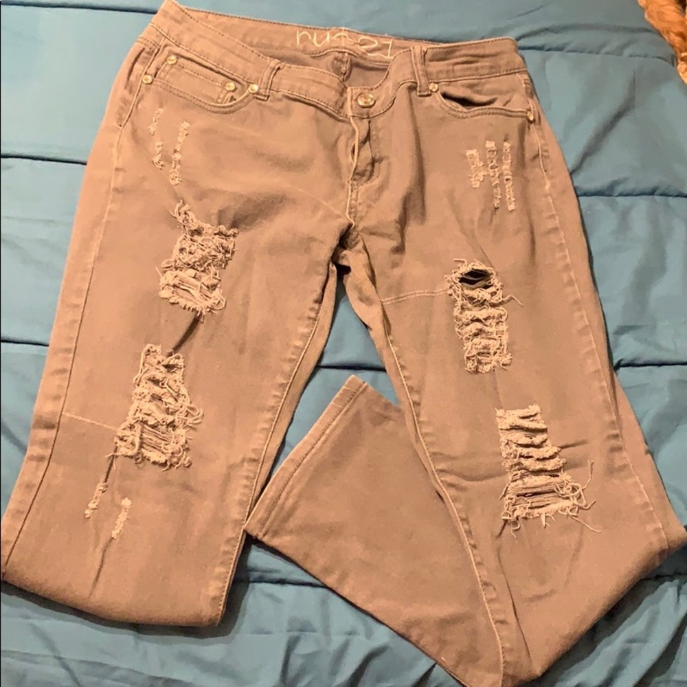 16/16 gray rue21 women’s jeans